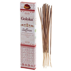 Goloka Saffron Räucherstäbchen 15g