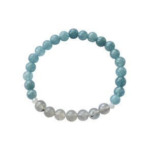 Armband - Aquamarin x Labradorit
