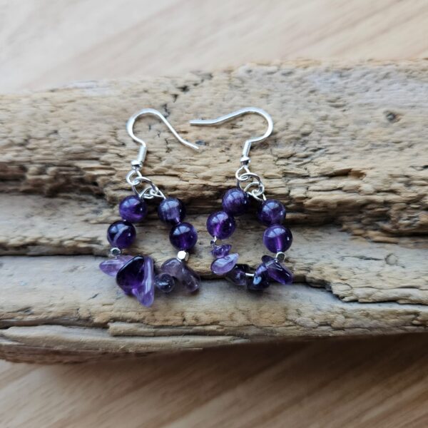 Amethyst Ohrringe handgemacht kaufen Schweiz Online