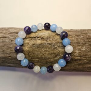 Aquamarin Amethyst Mondstein Armband kaufen Schweiz Online handgemacht Love Spirit