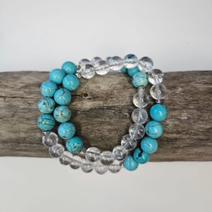 Türkis Bergkristall Doppelarmband Armband Halskette kaufen Schweiz Online Love Spirit