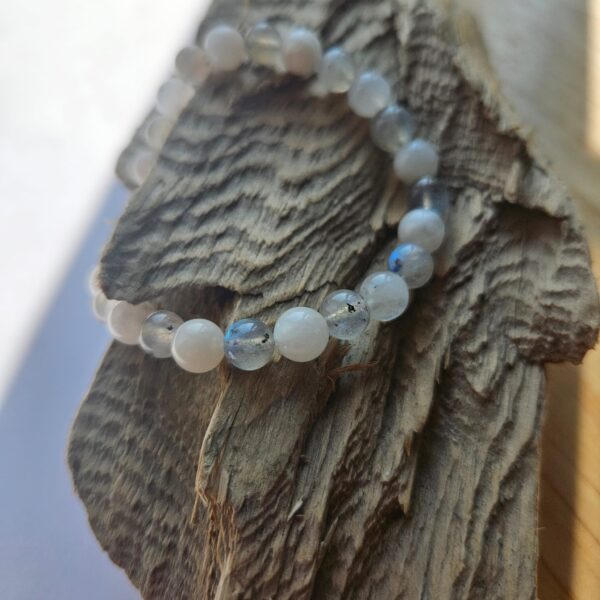 Labradorit & Mondstein Armband – Bild 3