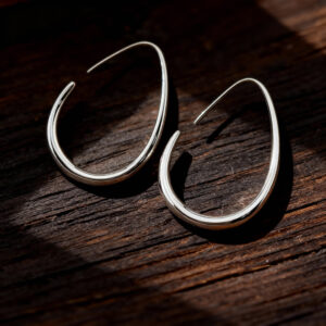 Edelstahl Ohrringe Tropfen Silber kaufen Schweiz Online Shop