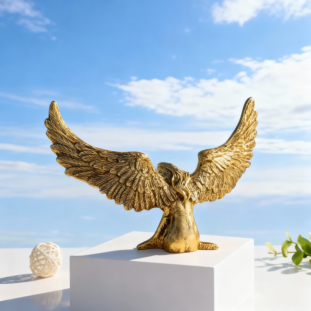 Engels Statue grosse Flügel vergoldet kaufen Schweiz Online Shop Schweiz