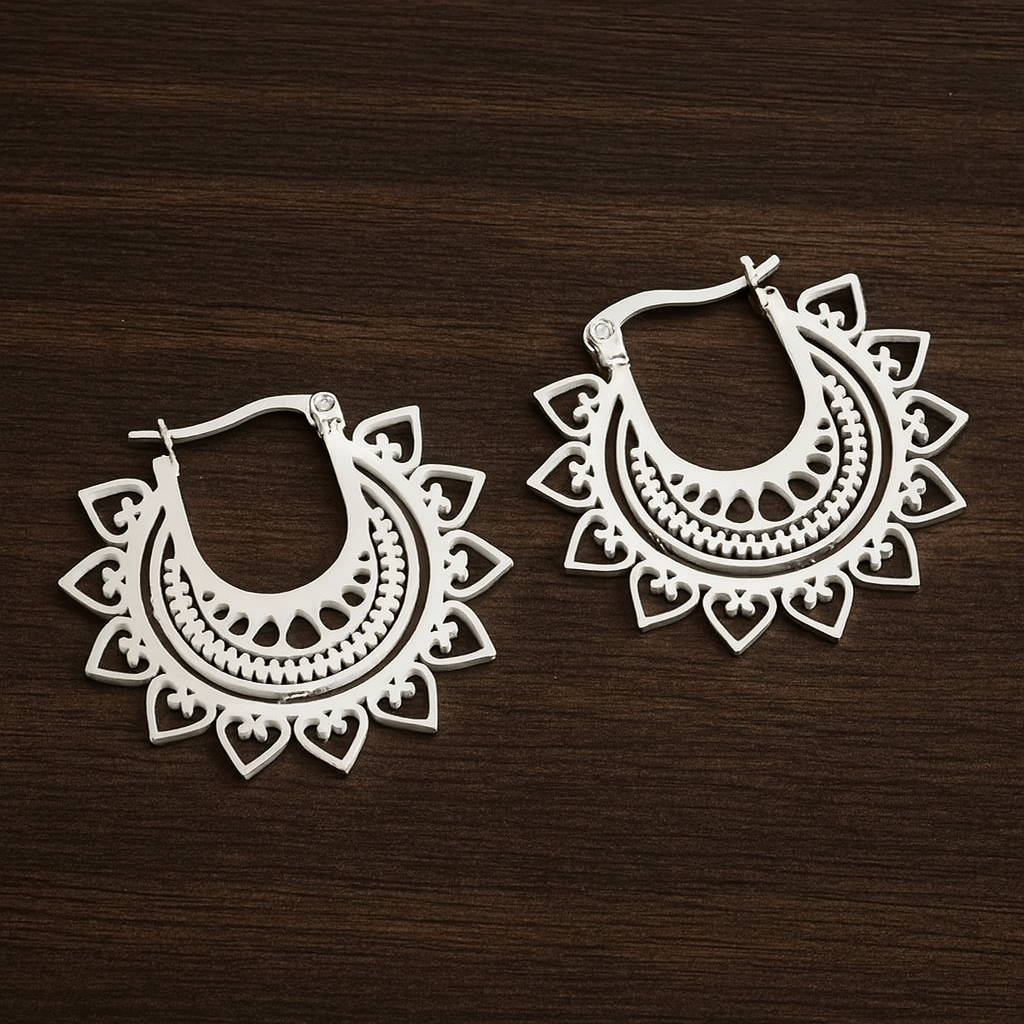 Ohrringe Edelstahl Silber Sonne kaufen Schweiz günstig Online Shop