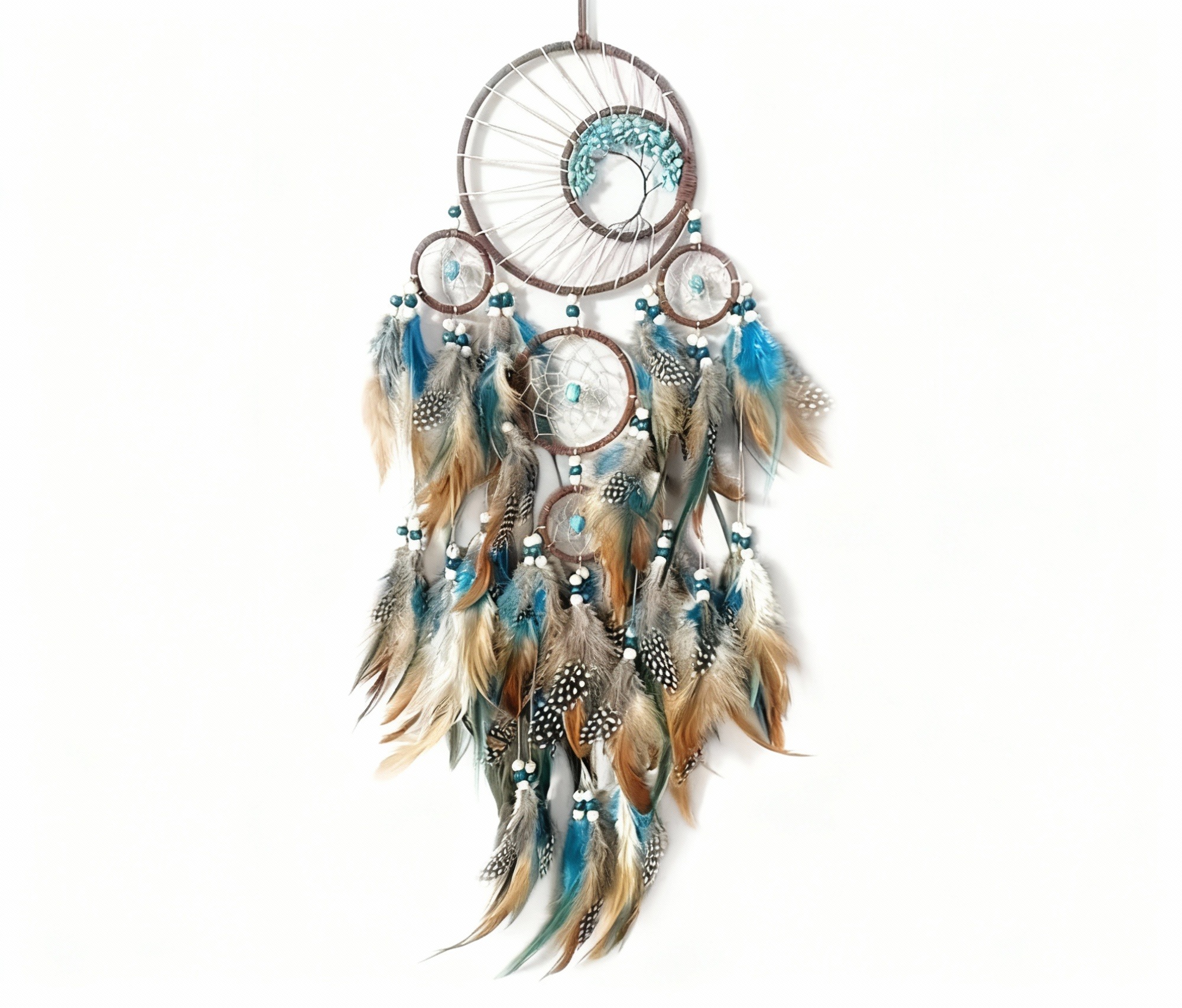 Traumfänger gross schwarz braun blaue Baum des Lebens kaufern Schweiz Online Shop günstig