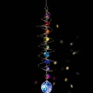 Windspiel Spirale Chakra Farben Gold kaufen Schweiz günstig Online